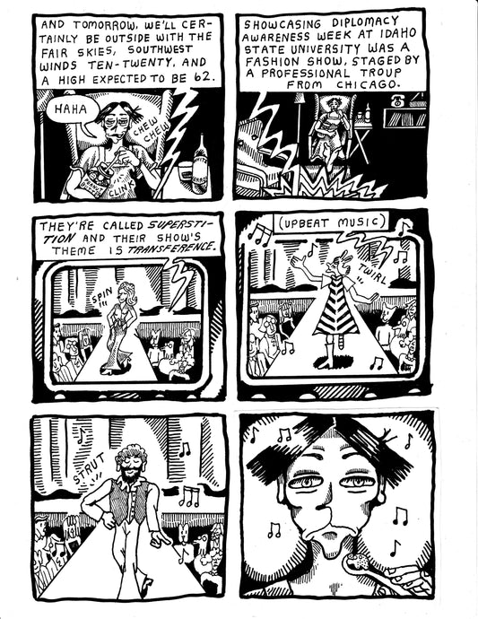 Dandelion is buzzing on valium eating peanut butter (pg 374)