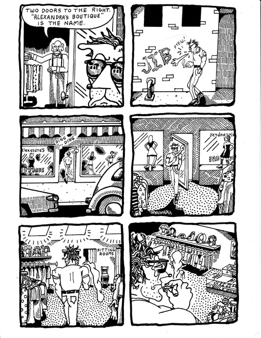 Robert visits Alexandra's Boutique (pg 351)