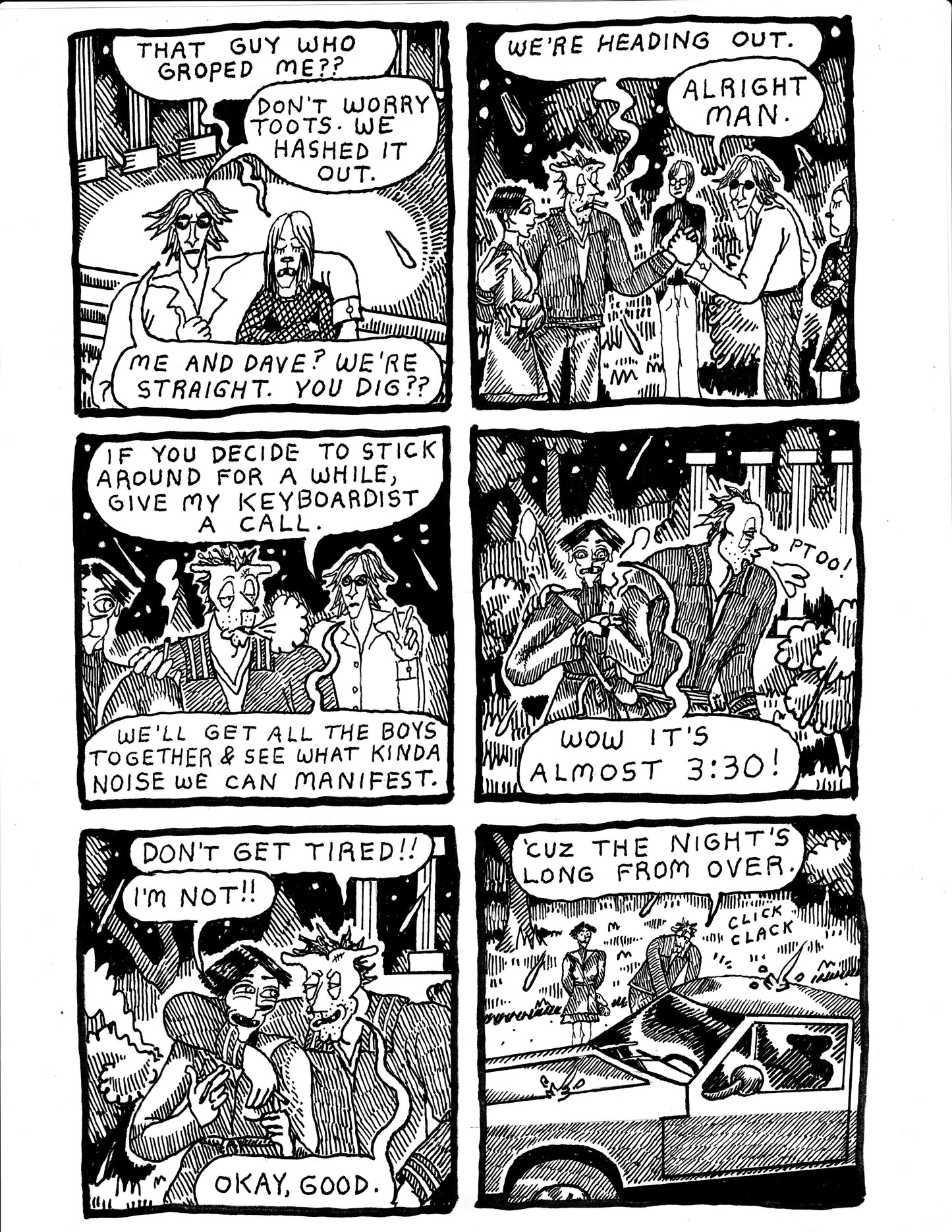 Robert and Dandelion leave the park (pg 222)