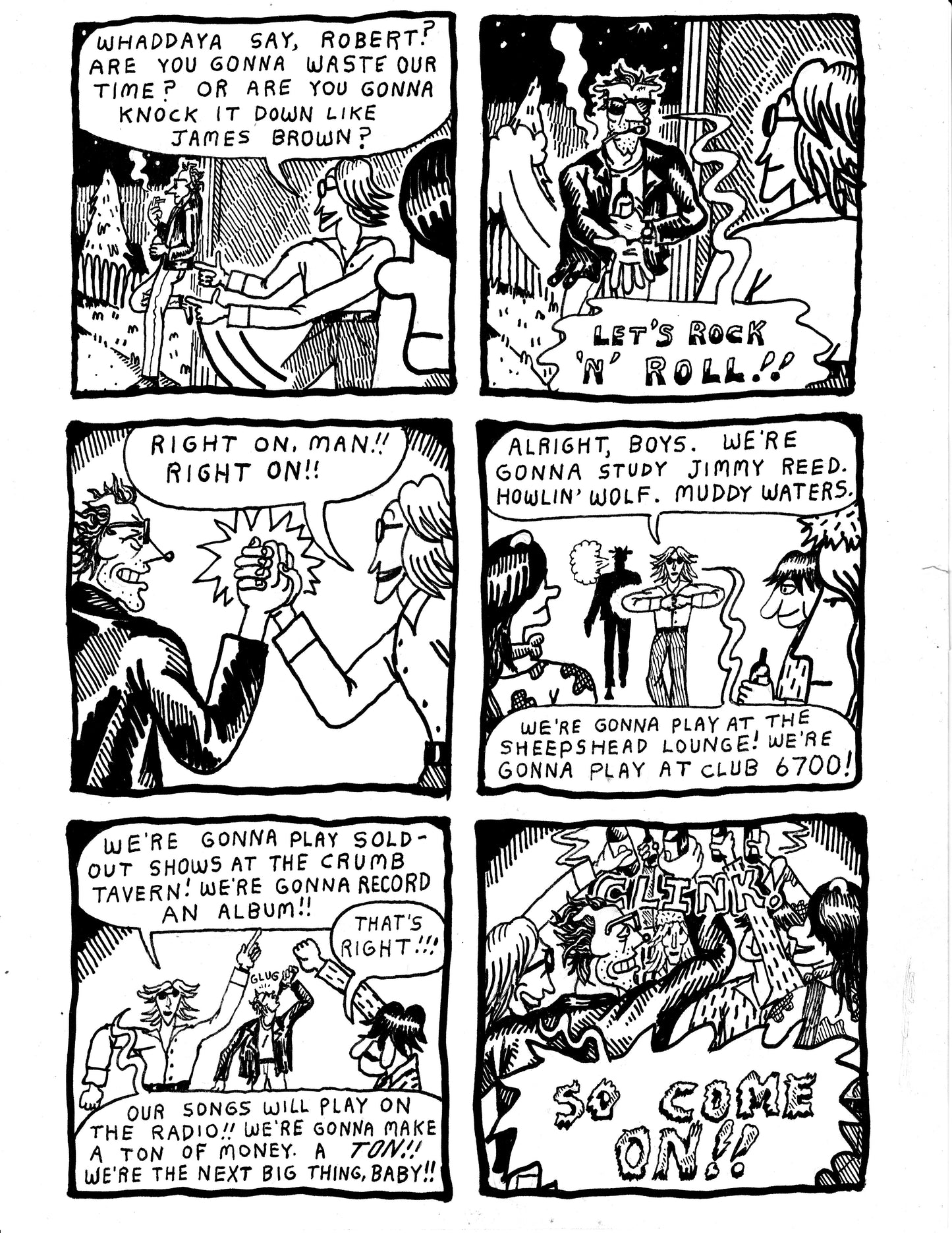 Robert joins the Helium Lemons (pg 411)