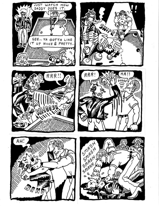 [DG] Robert is playing pool and gets into a fight with a meathead (pg372)