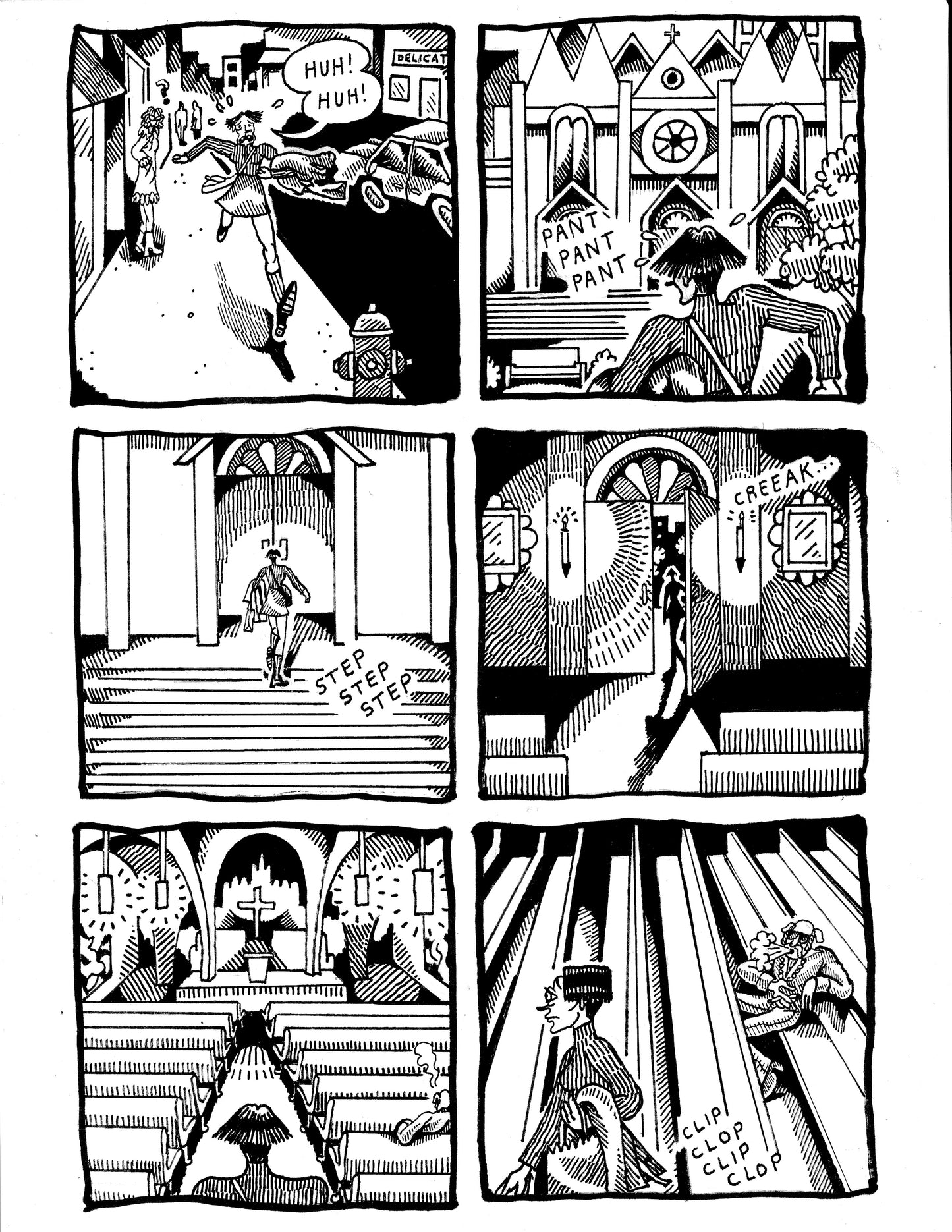 [DG] Dandelion runs to the church after seeing the upside-down man(pg310)