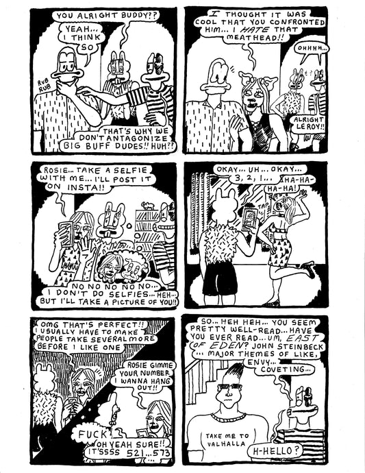 [DB] Hissy, Leroy, Rosie, Sklur and Danielle socialize during a party (pg277)