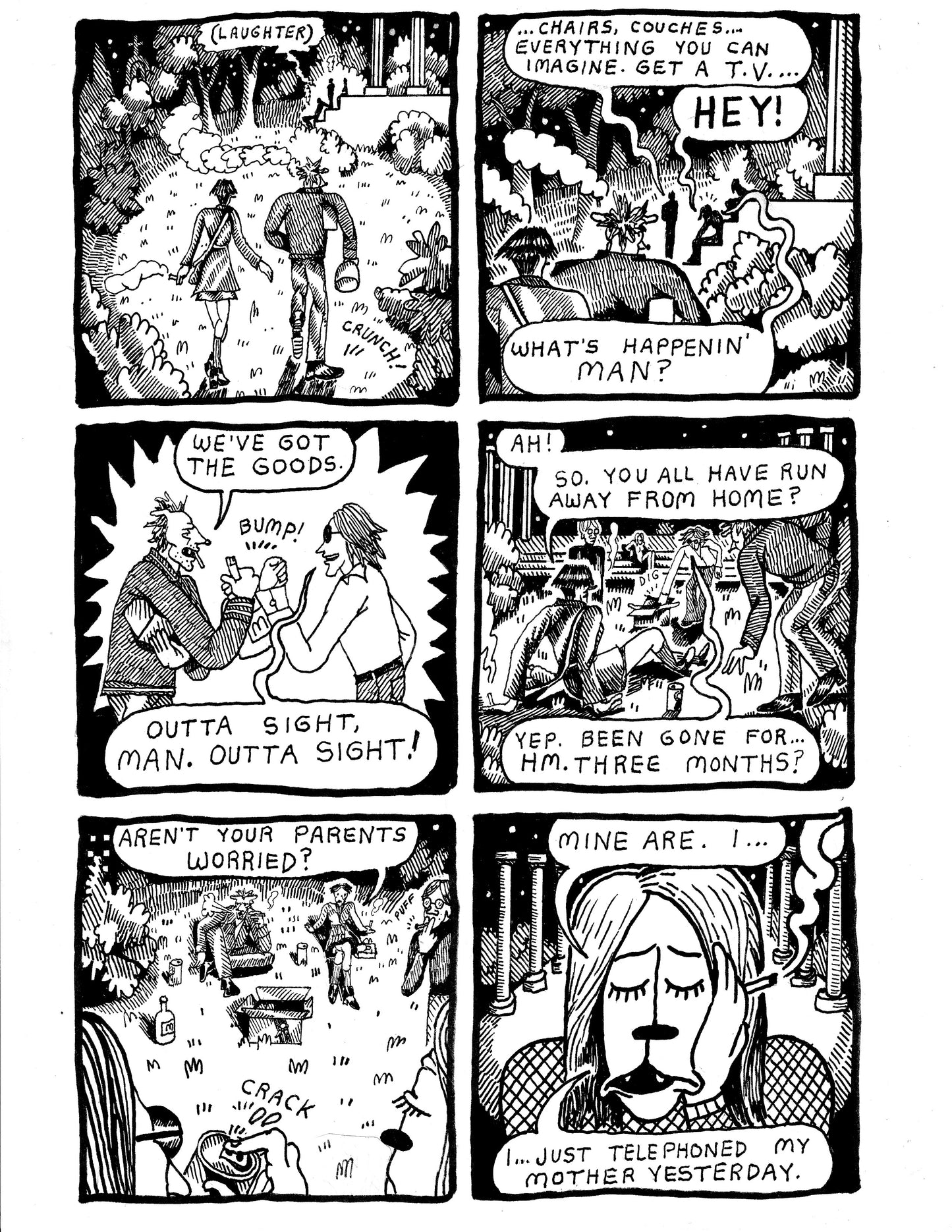 [DG] Dandelion and Robert meet the runaway teens at the park (p206)